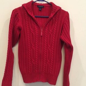 Girls’/Ladies’ Lands’ End Cardigan Hoodie